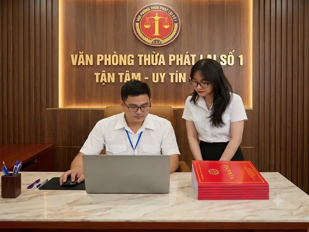 LẬP VI BẰNG GHI NHẬN VIỆC CHIA TÀI SẢN